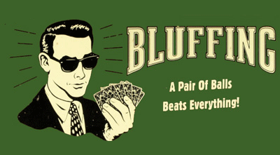 bluff a pair of ball